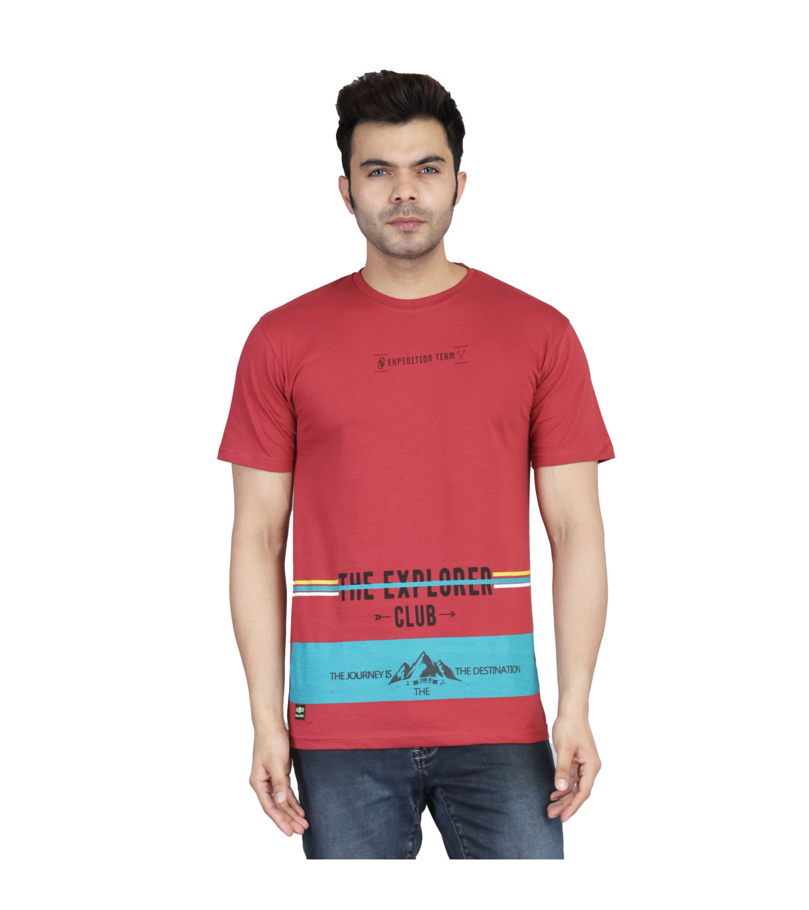 Trendy mens half sleeve t-shirt